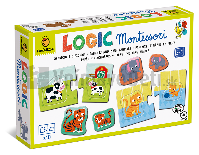 Logické dvojice Rodičia a mláďatá - Montessori